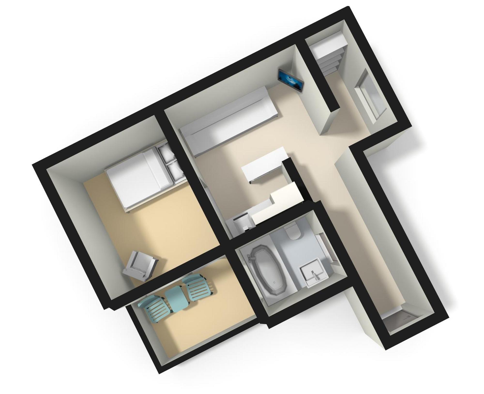 Zigzag Belgrade Apartment Ruang foto